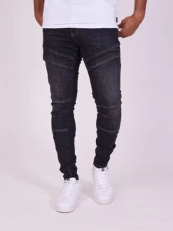 Jean Skinny Détail Coutures Apparentes -Monsieur Chic Soldes Boutique tp21050 3