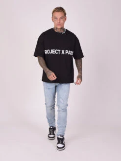 Jean Regular Effet Tacheté/gratté