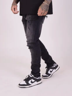 Jean Regular Effet Grattée Washé 9 Jean Regular Effet Grattée Washé -Monsieur Chic Soldes Boutique tp21063 2