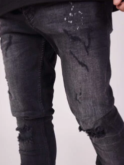 Jean Regular Effet Grattée Washé 10 Jean Regular Effet Grattée Washé -Monsieur Chic Soldes Boutique tp21063 3