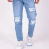 Jean Relaxed Fit à Trous -Monsieur Chic Soldes Boutique tp21069