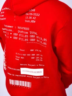 Sweat à Capuche Basic Graphisme Code Barre -Monsieur Chic Soldes Boutique tu2120801 3