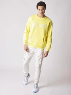 Sweat Col Rond Broderie épaisse Logo -Monsieur Chic Soldes Boutique tu2120807 3