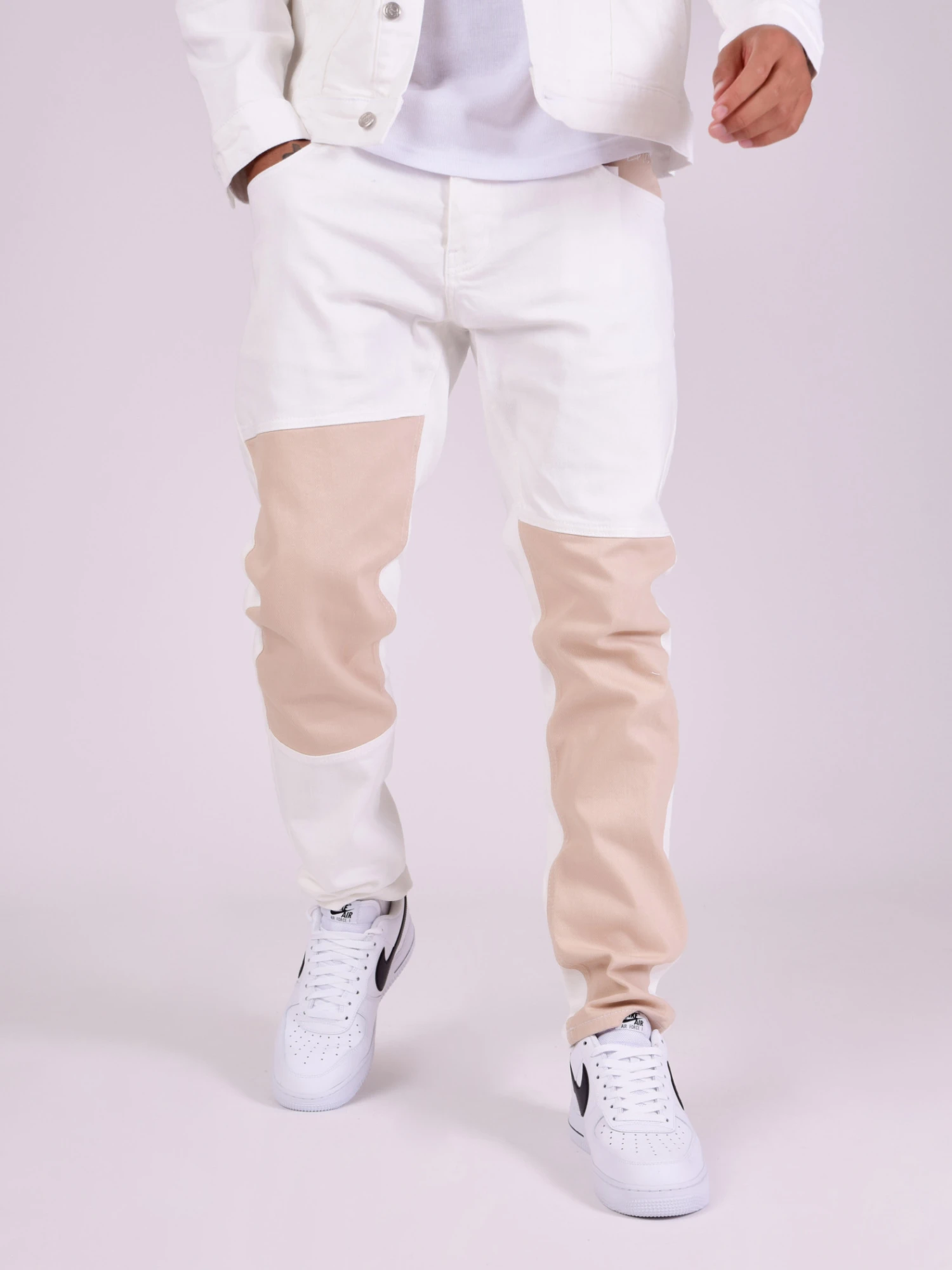 Pantalon Denim Bicolore 16 Pantalon Denim Bicolore – Image 14