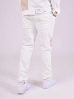 Pantalon Denim Bicolore 18 Pantalon Denim Bicolore -Monsieur Chic Soldes Boutique tu216905 2