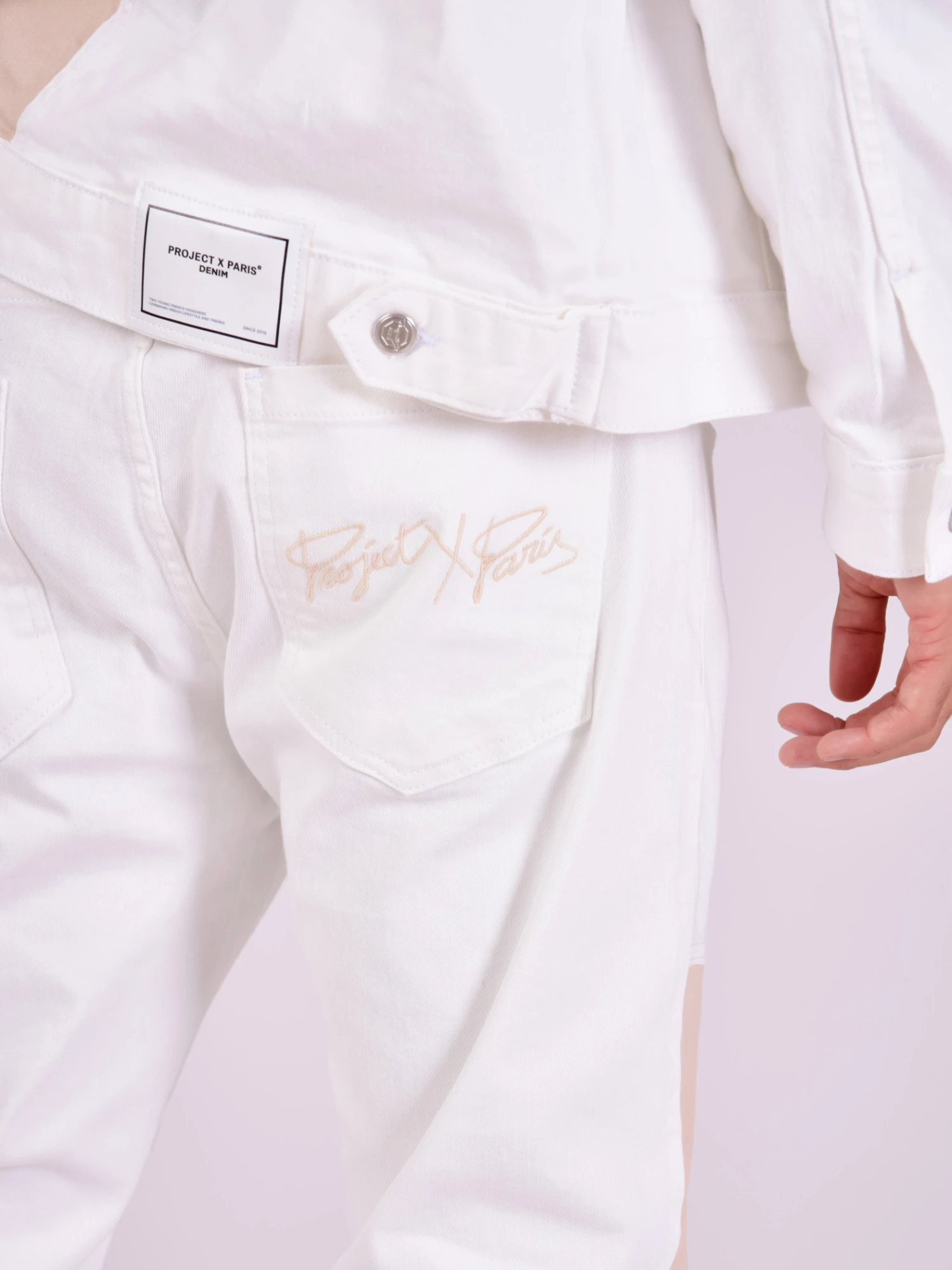 Pantalon Denim Bicolore 6 Pantalon Denim Bicolore – Image 4