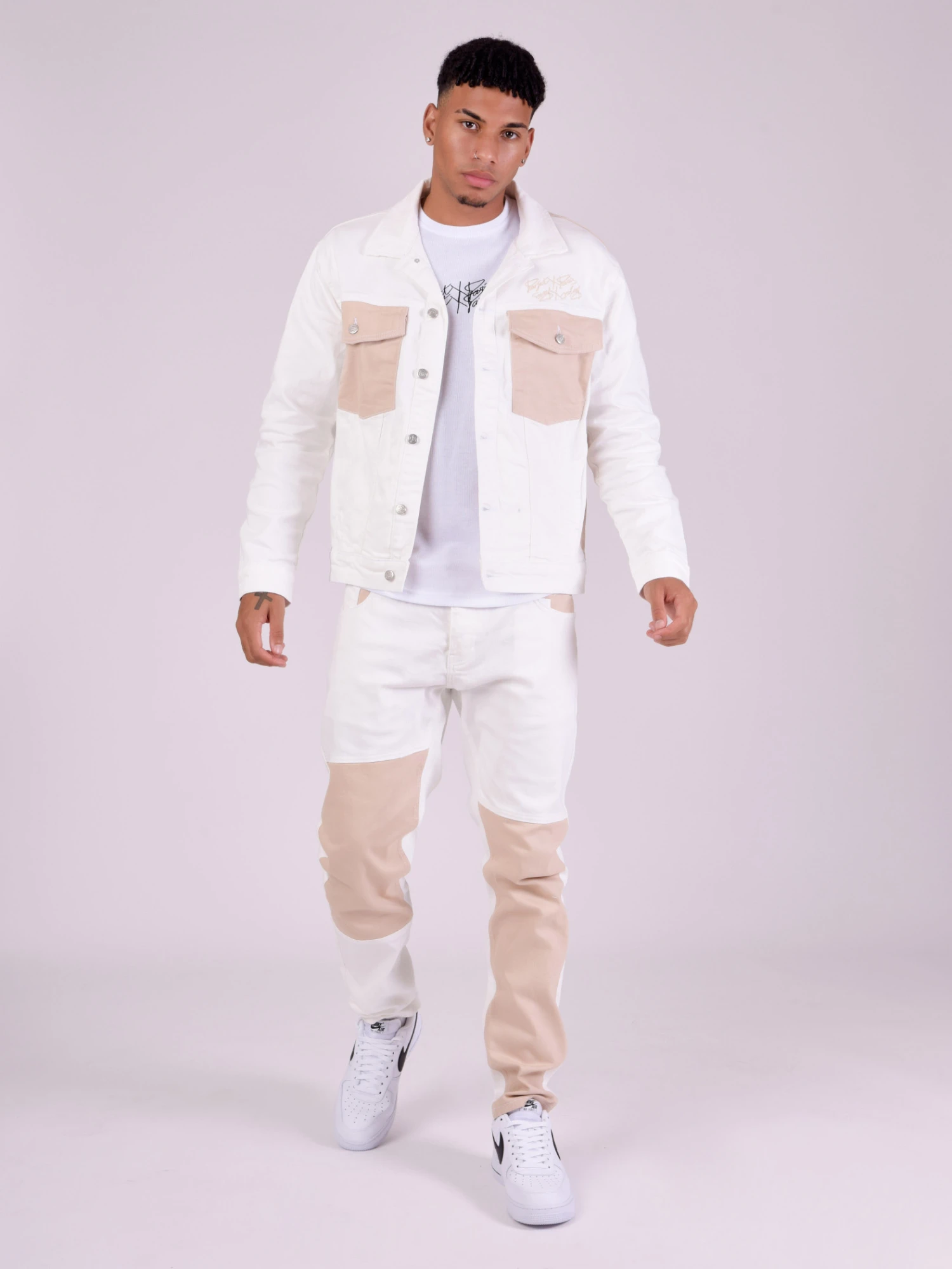 Pantalon Denim Bicolore 11 Pantalon Denim Bicolore – Image 9