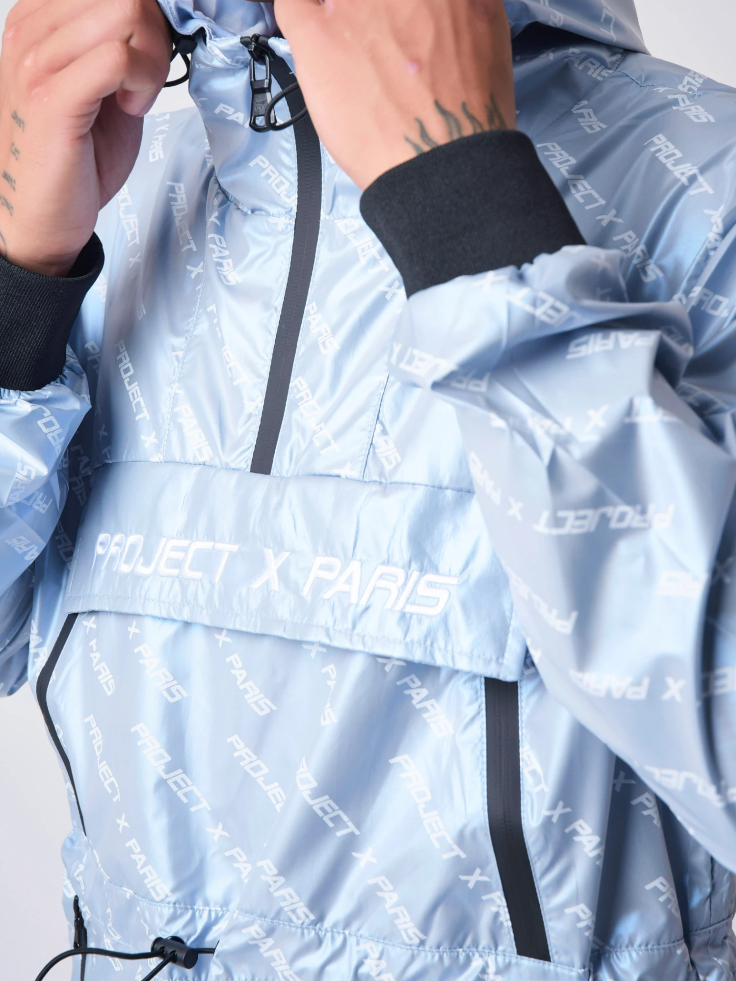 Monsieur Chic Soldes Boutique -Monsieur Chic Soldes Boutique coupe vent irise a logo 1